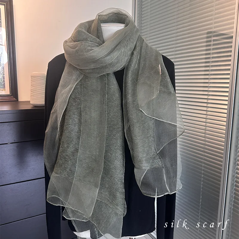 Lightweight Sheer Silk Scarf Soft Wool Blend Shawl Wrap Versatile Neck Scarves For Women Daily Use And Special Events
Lightweight Sheer Silk Scarf Soft Wool Blend Shawl Wrap Versatile Neck Scarves For Women Daily Use And Special Events