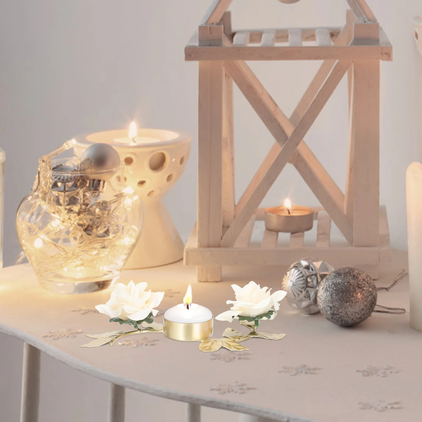 Metal Holder Realistic Rose Flower Iron Candlestick Holder Wedding Decoration Party Table Centerpieces Elegant Chic
Metal Holder Realistic Rose Flower Iron Candlestick Holder Wedding Decoration Party Table Centerpieces Elegant Chic