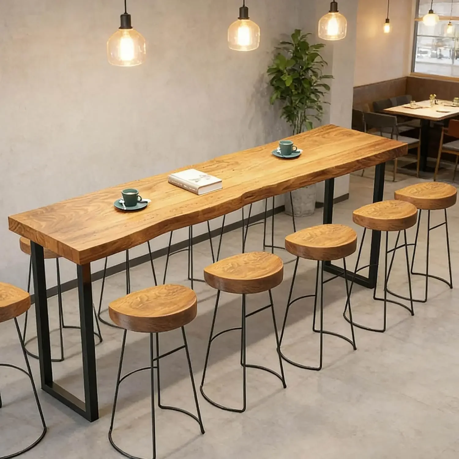 Solid Wood Long Bar Table Narrow Counter Height Dining Table Industrial Pub Table Space Saving Kitchen Coffee Shop Window Balcon
Solid Wood Long Bar Table Narrow Counter Height Dining Table Industrial Pub Table Space Saving Kitchen Coffee Shop Window Balcon