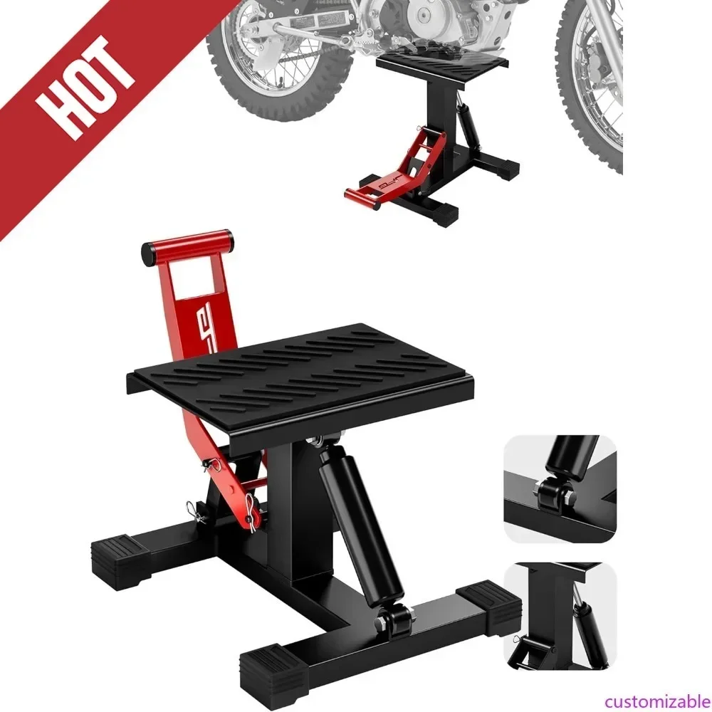 Customizable-Motorcycle Dirt Bike Stand 1000Lbs Capacity Lift Jack Hoist Table Height Adjustable Lifting Stand Ideal For Dirt Pi
Customizable-Motorcycle Dirt Bike Stand 1000Lbs Capacity Lift Jack Hoist Table Height Adjustable Lifting Stand Ideal For Dirt Pi