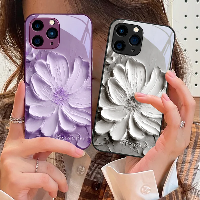 Blooming Flowers Rose Purple For IPhone 15 Pro 14 13 12 Mini 11 XS Max XR 7 8 Plu SE 2020 2022 Tempered Glass Phone Case
Blooming Flowers Rose Purple For IPhone 15 Pro 14 13 12 Mini 11 XS Max XR 7 8 Plu SE 2020 2022 Tempered Glass Phone Case