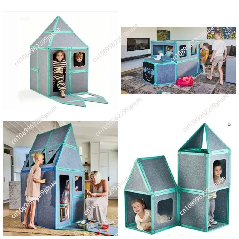 Magnets for Construction Toys and Tent Toys Magnetic Panel Playhouse Large Set with Built-In
Magnets for Construction Toys and Tent Toys Magnetic Panel Playhouse Large Set with Built-In