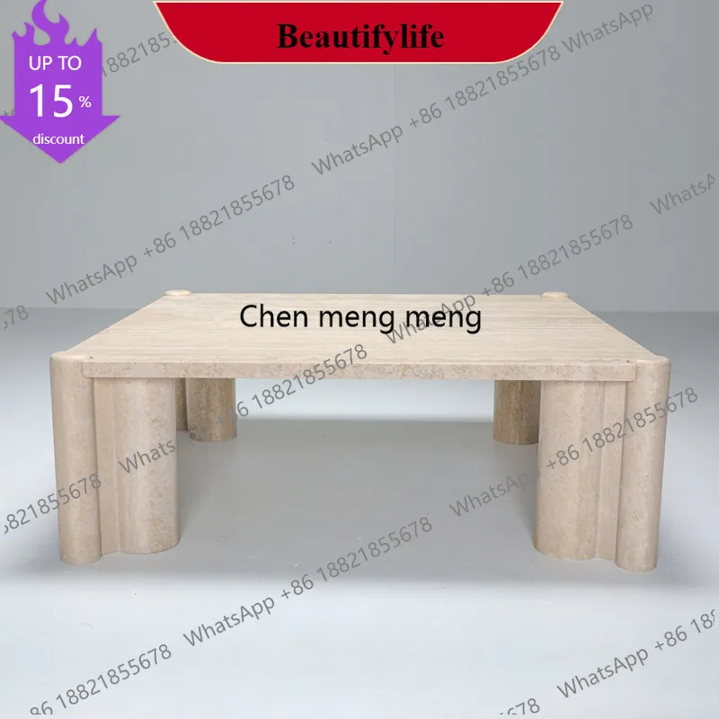 zK178Fanta Современный Простой Журнальный Столик из Натурального Травертина, Дизайнерская Модель для Креативной Гостиной, Офиса Продаж, Квадратный Кофейный Столик
zK178Fanta Современный Простой Журнальный Столик из Натурального Травертина, Дизайнерская Модель для Креативной Гостиной, Офиса Продаж, Квадратный Кофейный Столик