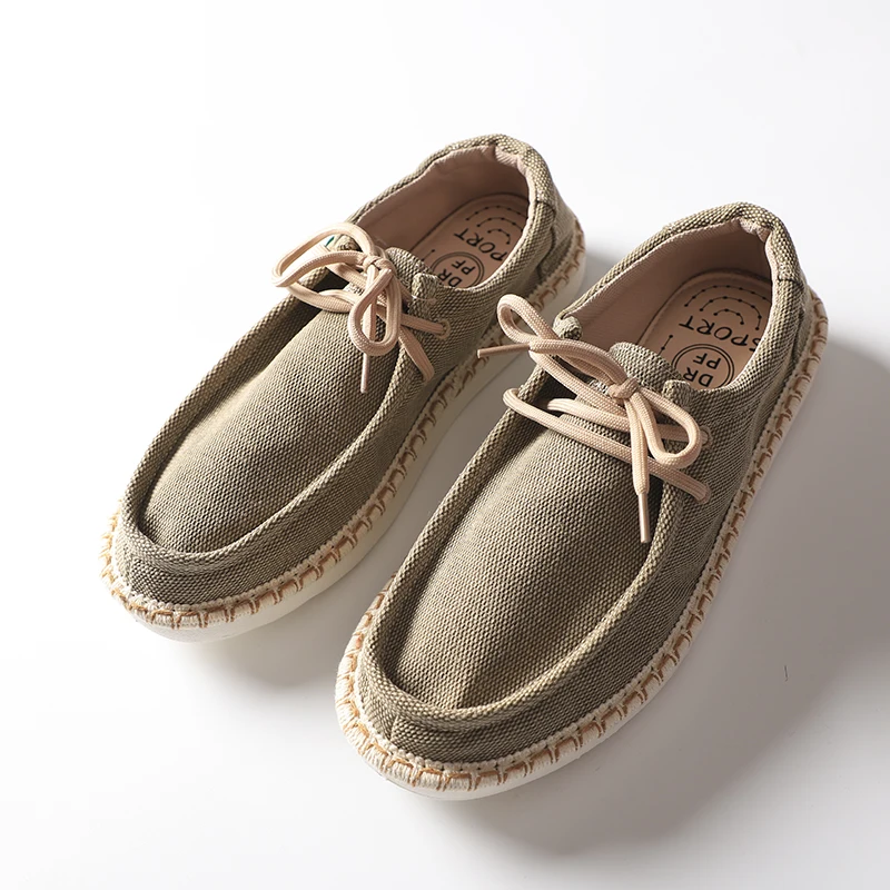 Men's Low-Top Breathable Wear-Resistant Single Shoes Handwoven with Yellow Flax And Bull Tendon Soles for Summer
Men's Low-Top Breathable Wear-Resistant Single Shoes Handwoven with Yellow Flax And Bull Tendon Soles for Summer