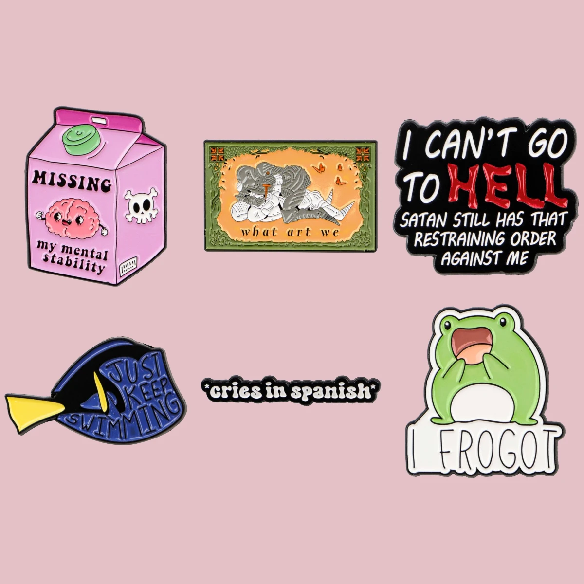 "my mental stability"Enamel Pin Funny Quote Badges on Backpack Women's Brooches Animal Lapel Pins Cosplay Accessories Toys Gift
"my mental stability"Enamel Pin Funny Quote Badges on Backpack Women's Brooches Animal Lapel Pins Cosplay Accessories Toys Gift