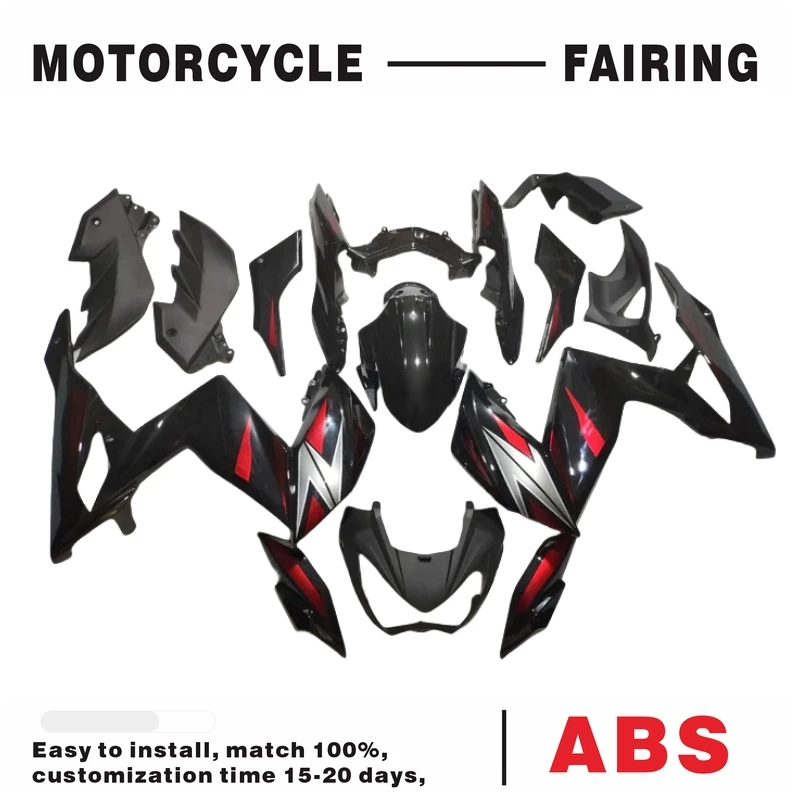 FOR 2015-2016 Z250 Z300 KAWASAKI BLACK WITH RED ACCENT FAIRING KIT
FOR 2015-2016 Z250 Z300 KAWASAKI BLACK WITH RED ACCENT FAIRING KIT