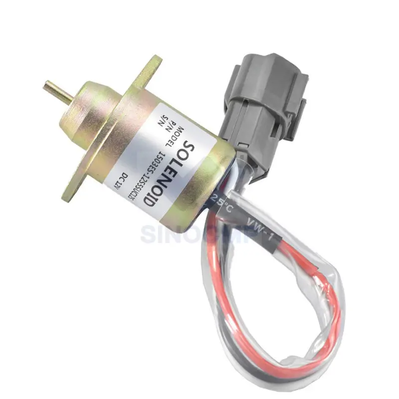 12V Fuel Shut-Off Solenoid Fit For Yanmar JOHN DEERE Engine 4 CYL 1503ES-12S5SUC12S 119233-77932 119233-77931 M810324 425-35925
12V Fuel Shut-Off Solenoid Fit For Yanmar JOHN DEERE Engine 4 CYL 1503ES-12S5SUC12S 119233-77932 119233-77931 M810324 425-35925