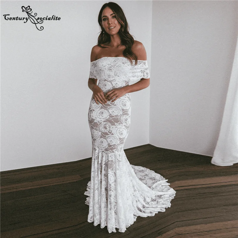 Boho Mermaid Wedding Dresses for Women 2025 Off the Shoulder Sexy Beach Bride Dress Bohemian Bridal Gowns Customized
Boho Mermaid Wedding Dresses for Women 2025 Off the Shoulder Sexy Beach Bride Dress Bohemian Bridal Gowns Customized