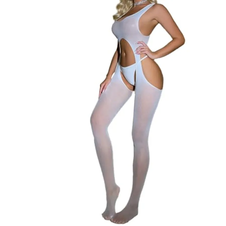 Women Sexy Bodystocking Suspenders Sheer Lingerie One Pcs Tights Transparen Clubwear Bodysuits
Women Sexy Bodystocking Suspenders Sheer Lingerie One Pcs Tights Transparen Clubwear Bodysuits
