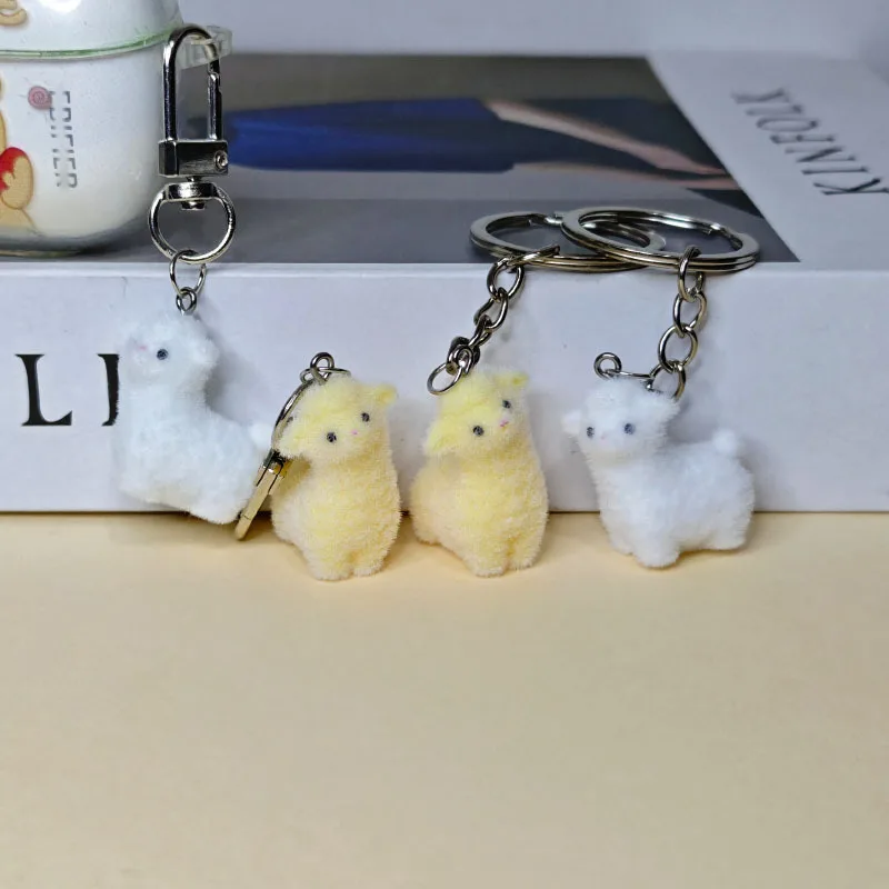 5Pcs Flocking Keychain Cartoon Animal Sheep Doll Bag Phones Pendant Girl Key Ring Chain Festivel Gifts Charm Bag Decor
5Pcs Flocking Keychain Cartoon Animal Sheep Doll Bag Phones Pendant Girl Key Ring Chain Festivel Gifts Charm Bag Decor