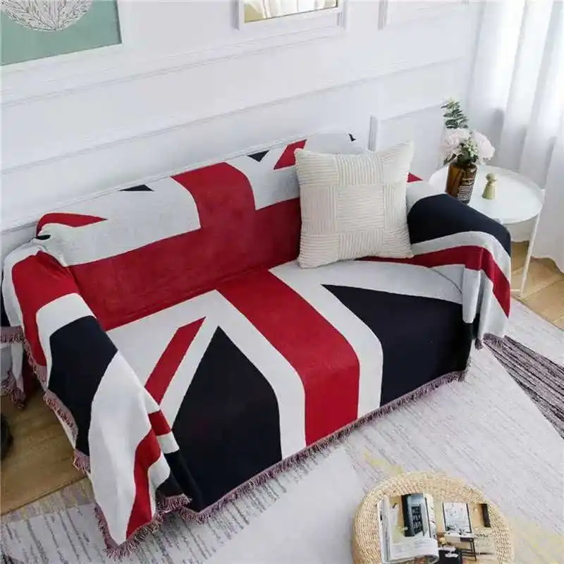 British Flag Knitted Throw 130x180cm Sofa Blanket Warm Quilt Couch Chair Table Floor Carpet Bed Spread Home Decor
British Flag Knitted Throw 130x180cm Sofa Blanket Warm Quilt Couch Chair Table Floor Carpet Bed Spread Home Decor