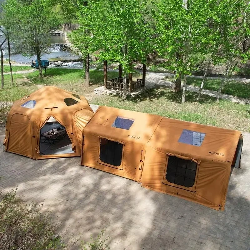 Multi-functional Combination Portable Outdoor Camping Dome Waterproof TC Technology Cotton Air Column Inflatable Tent
Multi-functional Combination Portable Outdoor Camping Dome Waterproof TC Technology Cotton Air Column Inflatable Tent