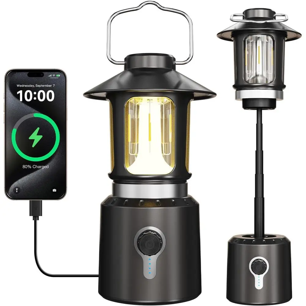 Перезаряжаемые фонари для кемпинга, 8000 мАч, ретро-классический светодиодный фонарь для кемпинга, 3 режима освещения, беспроводная диммируемая лампа для палатки, портативный источник питания
Перезаряжаемые фонари для кемпинга, 8000 мАч, ретро-классический светодиодный фонарь для кемпинга, 3 режима освещения, беспроводная диммируемая лампа для палатки, портативный источник питания