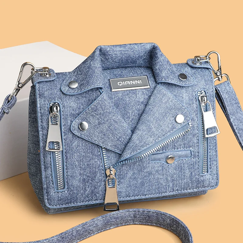Fashion Women's Jacket Shape Handbag Luxury Denim Cotton Shoulder Bag Brand Female Designer Ladies Purses 2025 Сумка Женская
Fashion Women's Jacket Shape Handbag Luxury Denim Cotton Shoulder Bag Brand Female Designer Ladies Purses 2025 Сумка Женская