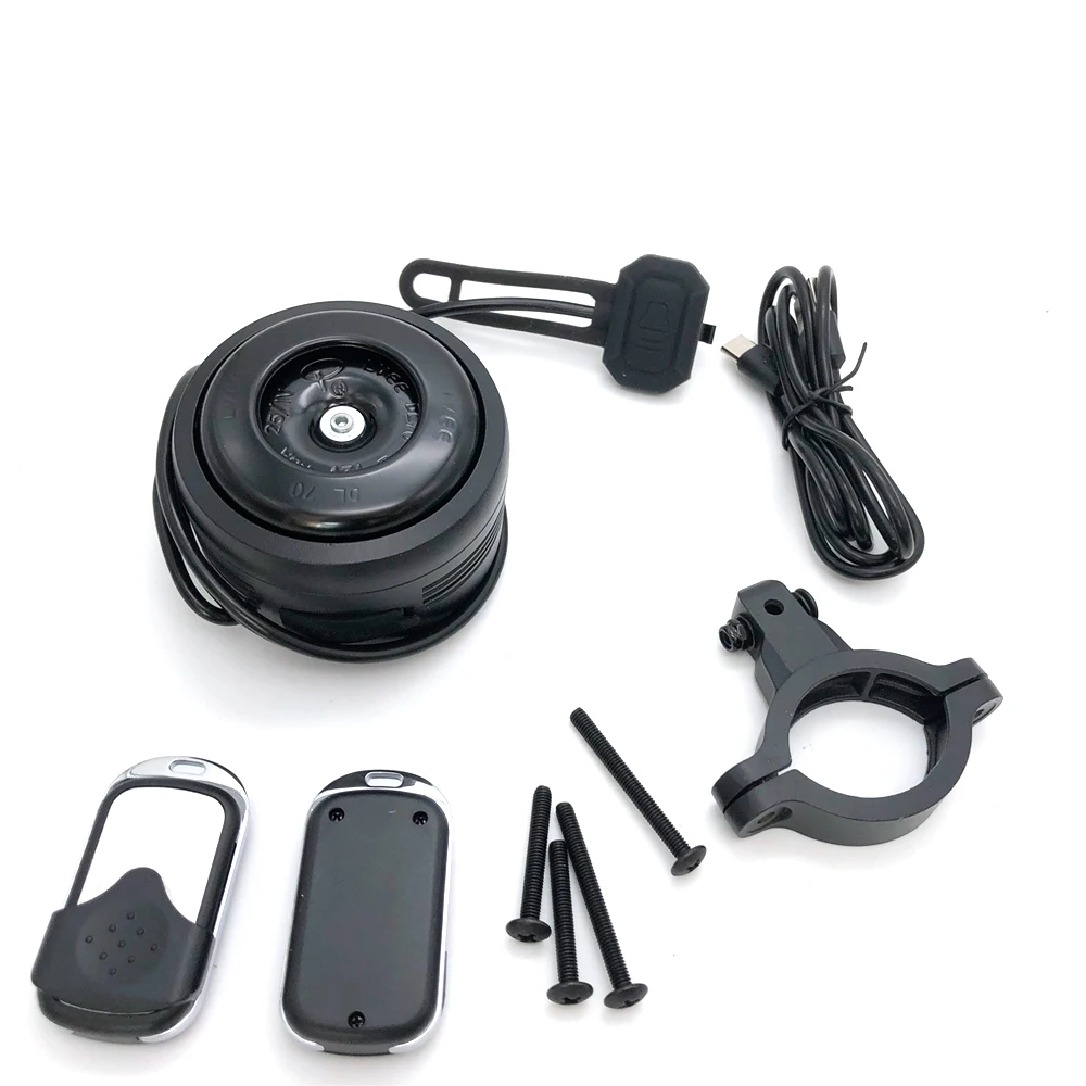 Bike Handlebar Electric Scooter Optional Safety Anti-theft Alarm Bell Electric Horn Waterproof USB Charging Loud Sound BMX MTB
Bike Handlebar Electric Scooter Optional Safety Anti-theft Alarm Bell Electric Horn Waterproof USB Charging Loud Sound BMX MTB