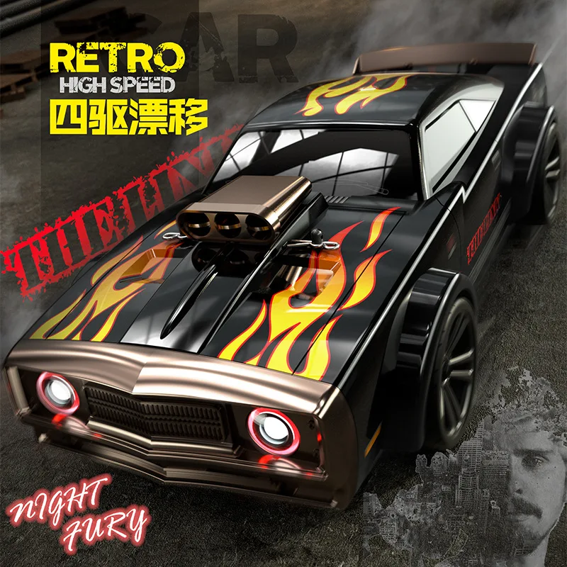New Remote Control Racing Car 1:16 Four-Wheel Drive Remote Control Full Proportion Drift Racing Car Model Children's Outdoor Toy
New Remote Control Racing Car 1:16 Four-Wheel Drive Remote Control Full Proportion Drift Racing Car Model Children's Outdoor Toy