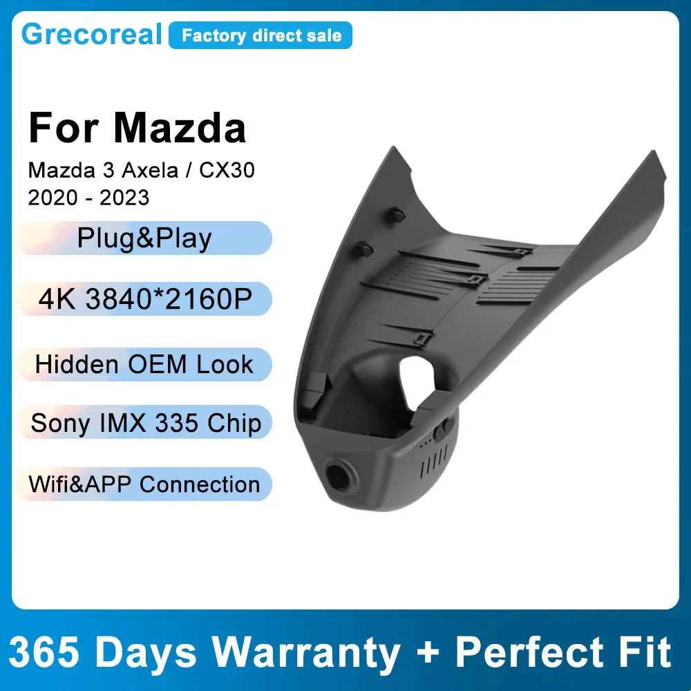 Grecoreal Dash Cam Car Front Rear Dash Camera for Mazda 3 Mazda3 Axela BP MK4 CX30 CX 30 2023 2022 2021 2020 2K 4K Wifi Dashcam
Grecoreal Dash Cam Car Front Rear Dash Camera for Mazda 3 Mazda3 Axela BP MK4 CX30 CX 30 2023 2022 2021 2020 2K 4K Wifi Dashcam