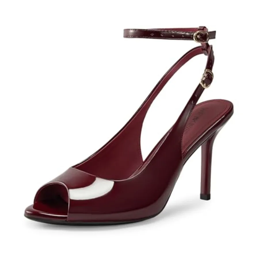 Women's Slingback Pumps Stiletto High Heels with Open Pointed Peep Toe and Adjustable Ankle Strap Sexy Summer Sandals Heeled Dr
Women's Slingback Pumps Stiletto High Heels with Open Pointed Peep Toe and Adjustable Ankle Strap Sexy Summer Sandals Heeled Dr