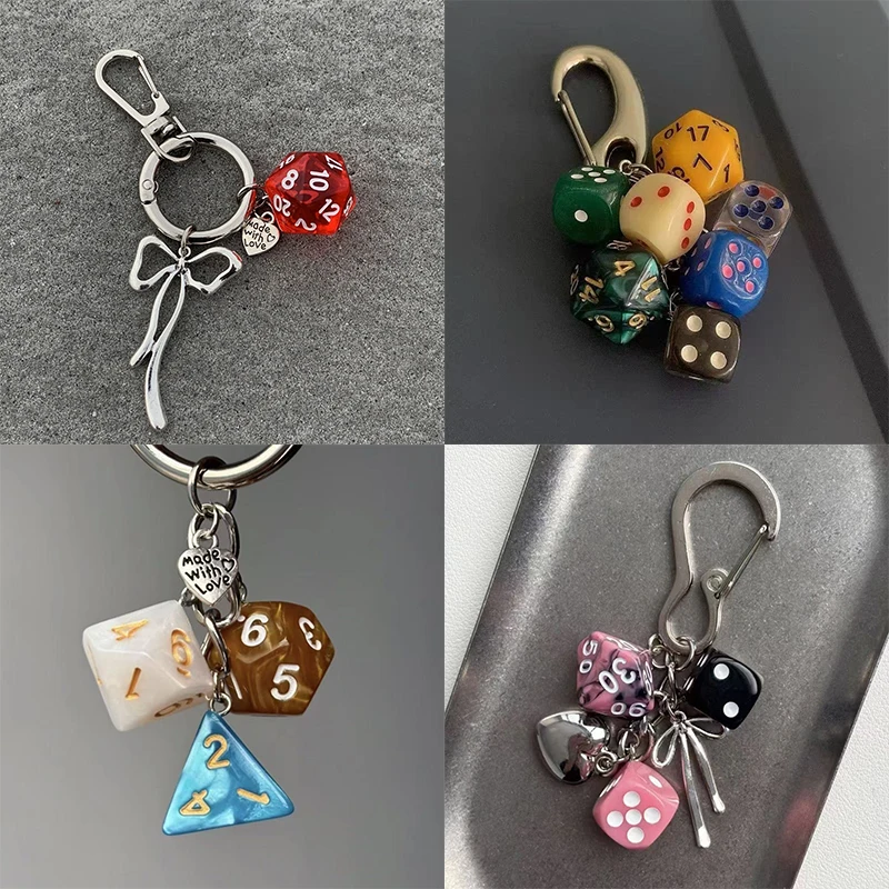 Creative Colourful Dice Keychain Fashion 3D Resin Dice Handbag Pendant For Men Women Car Key Holder Key Accessories Funny Gifts
Creative Colourful Dice Keychain Fashion 3D Resin Dice Handbag Pendant For Men Women Car Key Holder Key Accessories Funny Gifts