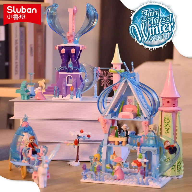 Sluban Ice Snow Princess Castle Building Blocks Girls DIY Educational Bricks Kids Birthday Christmas Gift
Sluban Ice Snow Princess Castle Building Blocks Girls DIY Educational Bricks Kids Birthday Christmas Gift