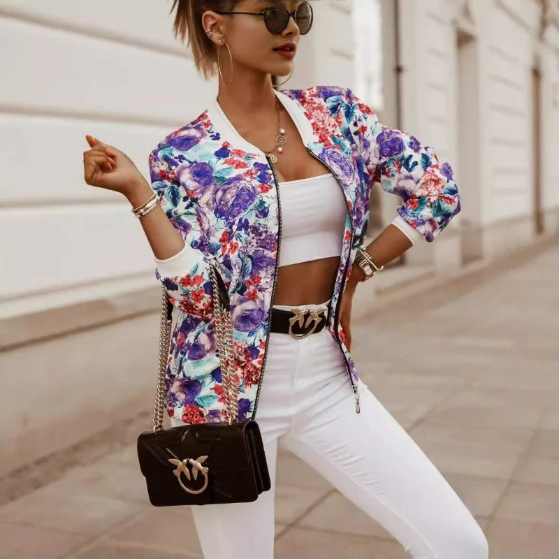 Облегающая короткая куртка с длинными рукавами и принтом, маленькая куртка, женская одежда
Облегающая короткая куртка с длинными рукавами и принтом, маленькая куртка, женская одежда