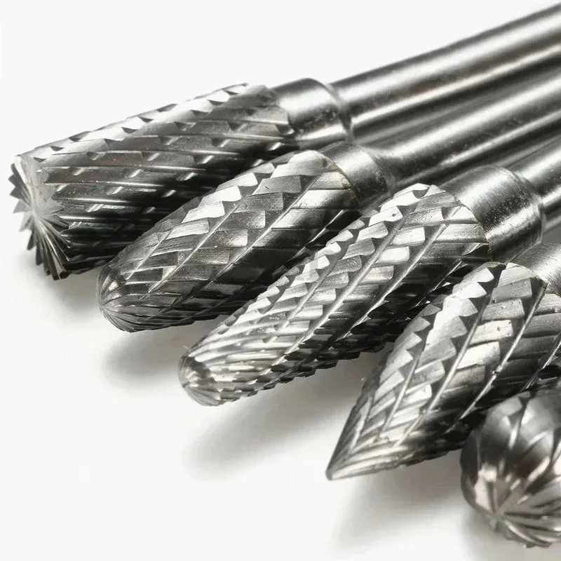 Grinder Drill Rotary Cutting Burs 6x8mm 1/4" Shank Head Die 5Pcs Metal Polishing
Grinder Drill Rotary Cutting Burs 6x8mm 1/4" Shank Head Die 5Pcs Metal Polishing