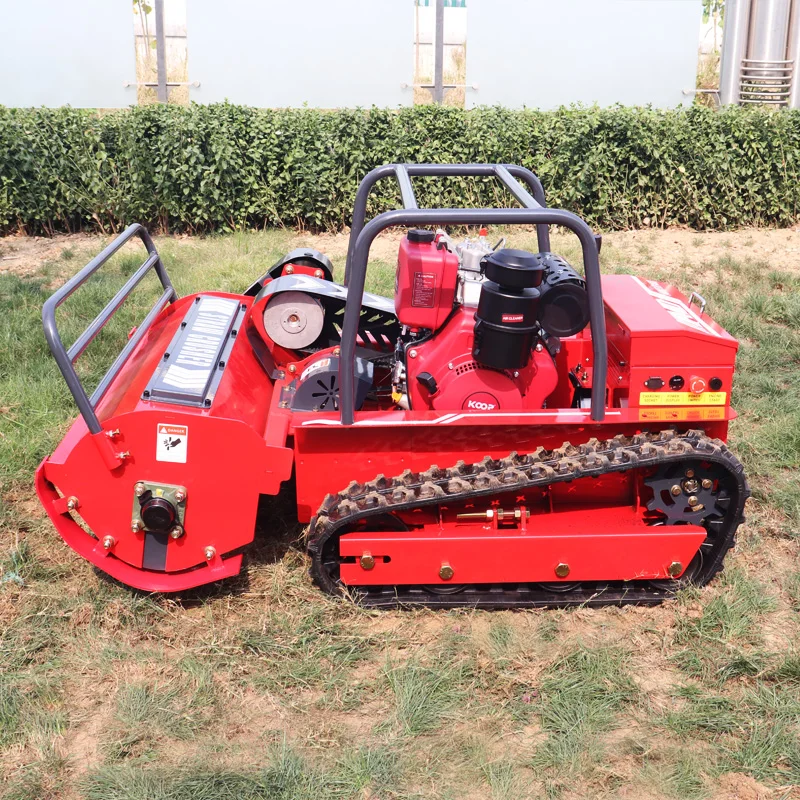 Hessne Small Robot Grass Cutter Cutting Width 800mm 1000mm 1200mm Remote Control Crawler Flail Lawn Mower
Hessne Small Robot Grass Cutter Cutting Width 800mm 1000mm 1200mm Remote Control Crawler Flail Lawn Mower