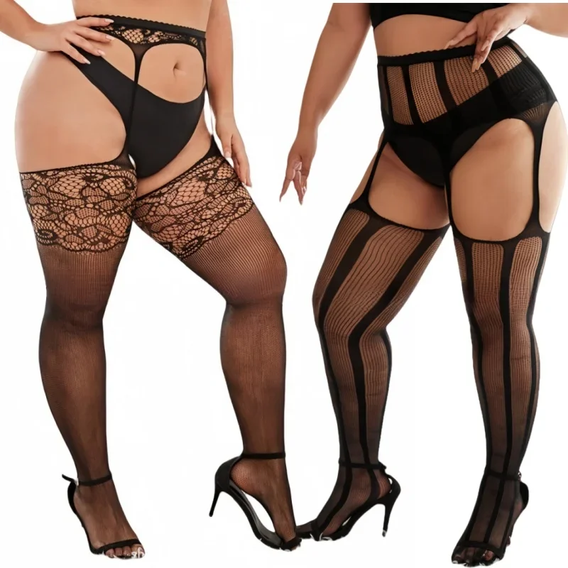 Oversized Women Hollow Black Fishnet Pantyhose Plus Size Knee Thigh High Sheer Sexy Lace Stockings Lingerie Socks Tights 5XXXXXL
Oversized Women Hollow Black Fishnet Pantyhose Plus Size Knee Thigh High Sheer Sexy Lace Stockings Lingerie Socks Tights 5XXXXXL