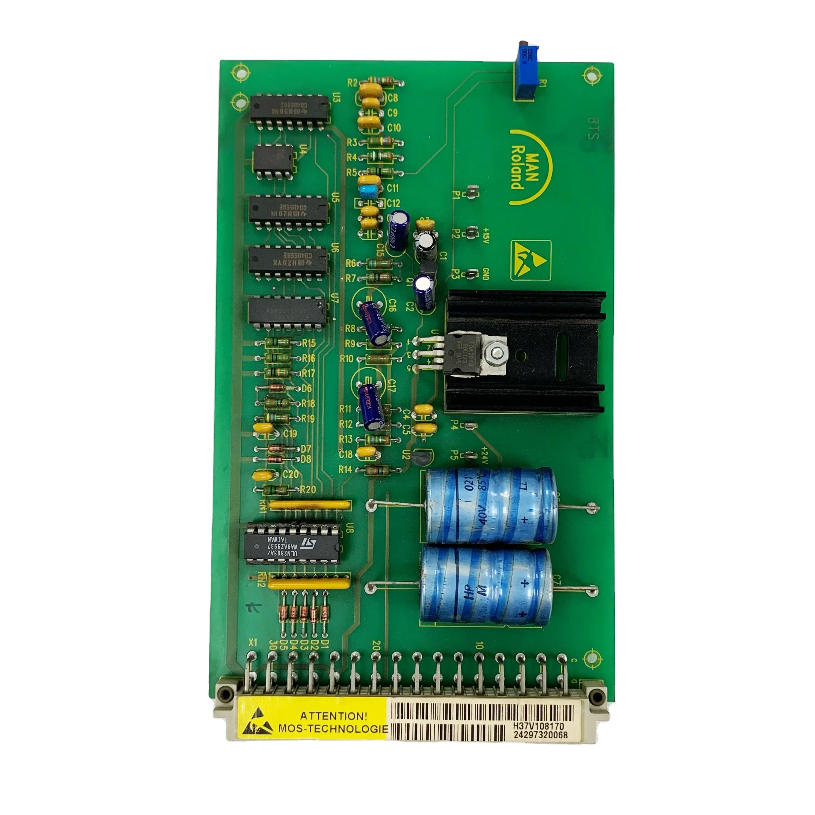 Оригинальная плата H37V108170, плата генератора цепи для офсетной печати Roland
Оригинальная плата H37V108170, плата генератора цепи для офсетной печати Roland