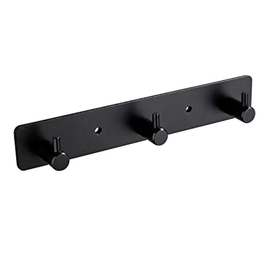 Wall, Matte Bathroom Hook Rail, Self Adhesive Key Hook Rack Hanger Towel Robe Stick Hooks for Toilet Entryway Hallway Kitchen W
Wall, Matte Bathroom Hook Rail, Self Adhesive Key Hook Rack Hanger Towel Robe Stick Hooks for Toilet Entryway Hallway Kitchen W