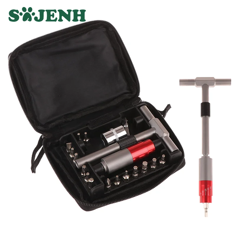 Tighten All-In-One Torque Driver Tool Kit Precision 15-65 Inch With Wrench Bit Socket Adapter Adaptor Locking Ratchet Wrench
Tighten All-In-One Torque Driver Tool Kit Precision 15-65 Inch With Wrench Bit Socket Adapter Adaptor Locking Ratchet Wrench