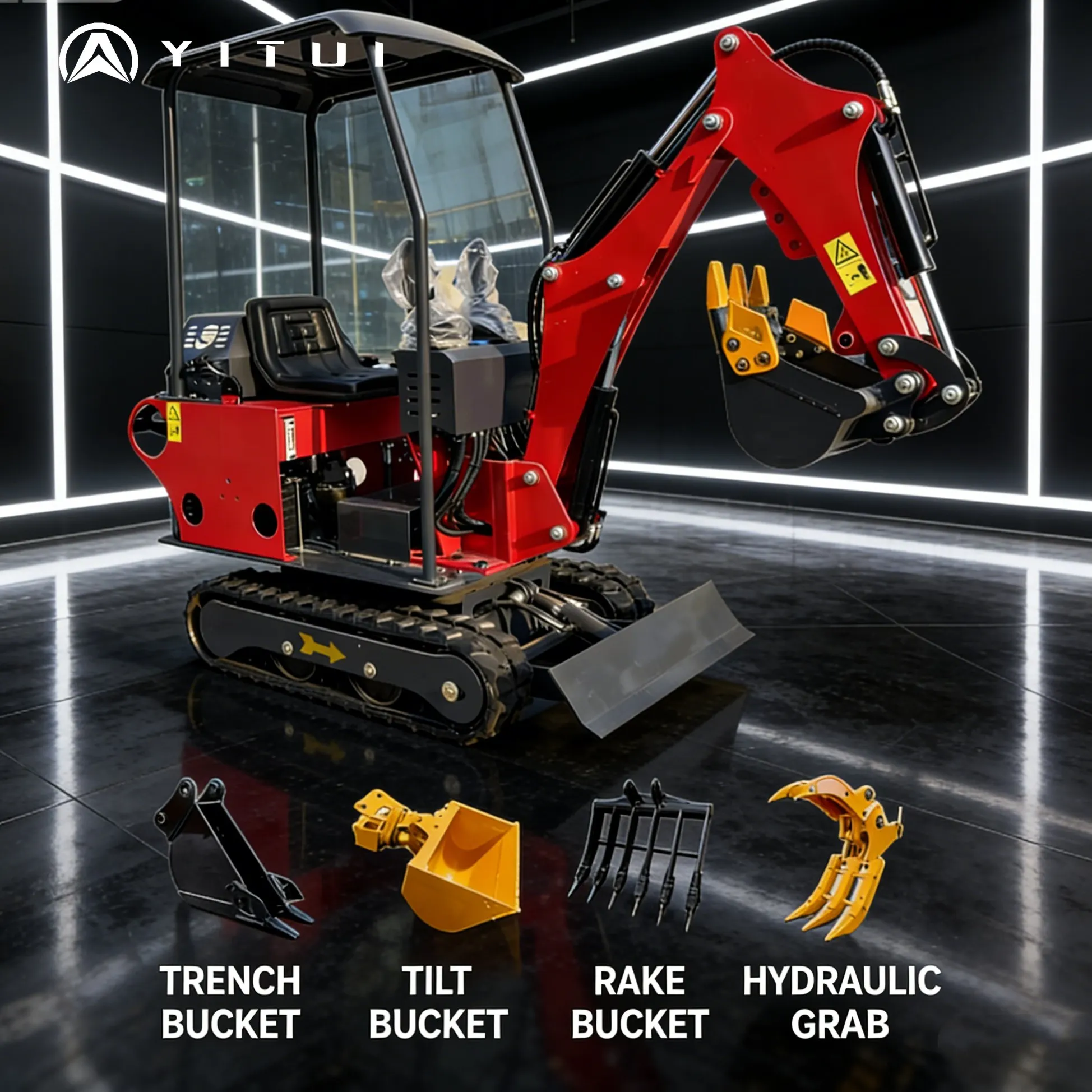 Customized Cheap Mini Excavator 0.8 Ton - Compact Digger Machine for Garden Farm Mini Excavator with CE Approval for Home & Farm
Customized Cheap Mini Excavator 0.8 Ton - Compact Digger Machine for Garden Farm Mini Excavator with CE Approval for Home & Farm