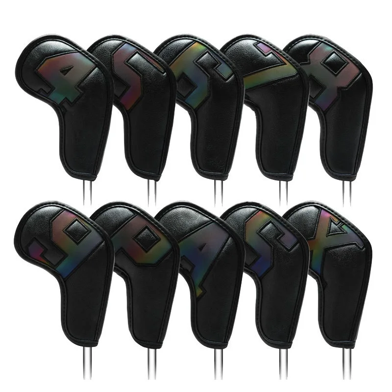 10PCS Iron Head Cover Waterproof PU Leather Iron Headcover Number Iron Club Cover Supplies
10PCS Iron Head Cover Waterproof PU Leather Iron Headcover Number Iron Club Cover Supplies