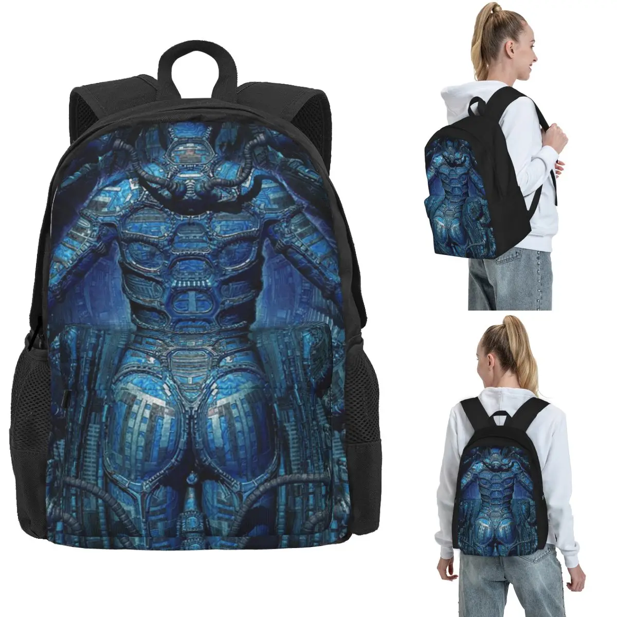 Blue Lady - Biomechanic Fantasy 3D Backpack Hot Sale Daypack Large Capacity BookBag School Bag Shoulder Bags for Men Women
Blue Lady - Biomechanic Fantasy 3D Backpack Hot Sale Daypack Large Capacity BookBag School Bag Shoulder Bags for Men Women