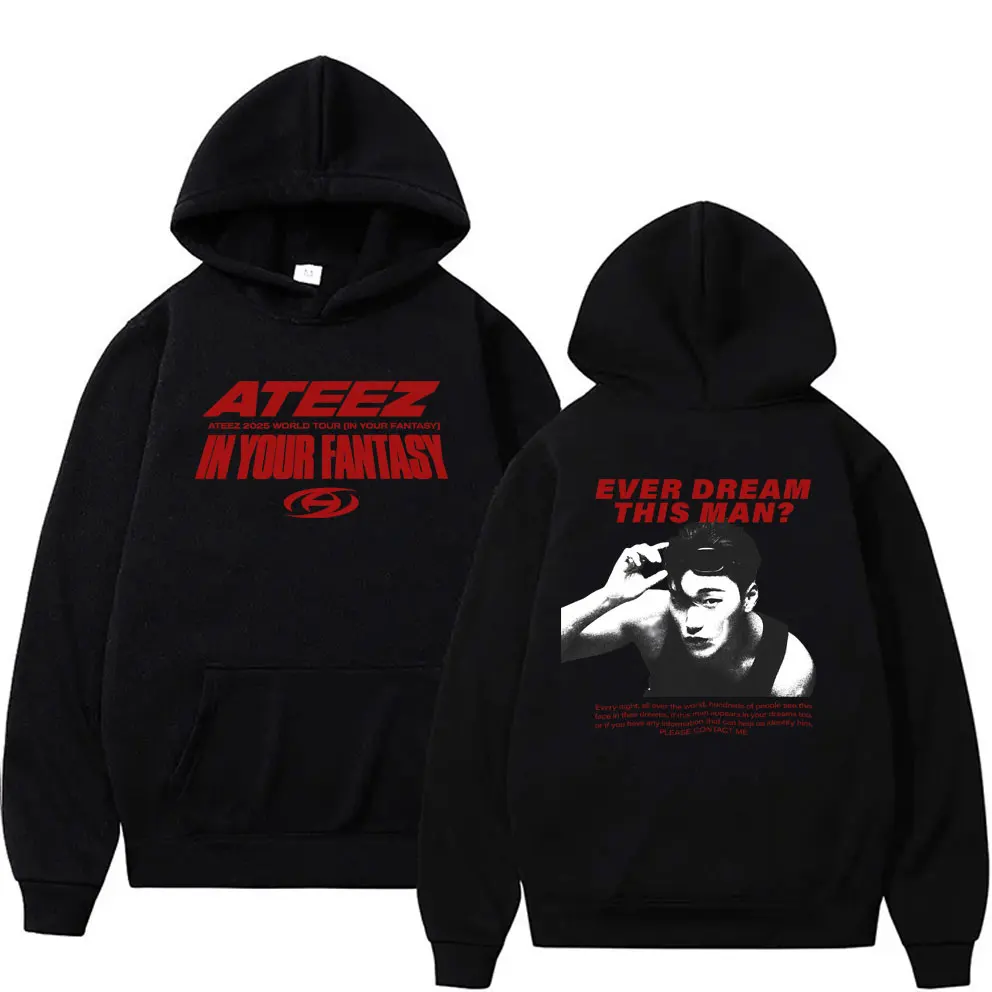 Fashion ATEEZ 2025 World Tour in Your Fantasy Ever Dream This Man Hoodie Men's Korean Trend Kpop Streetwear Male Fleece Hoodies
Fashion ATEEZ 2025 World Tour in Your Fantasy Ever Dream This Man Hoodie Men's Korean Trend Kpop Streetwear Male Fleece Hoodies