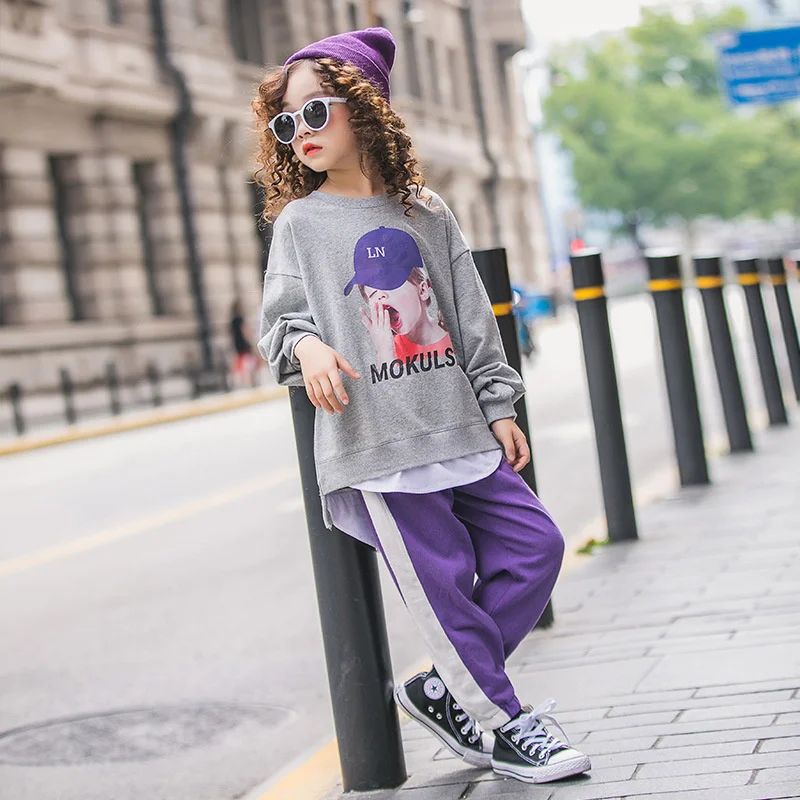 Girl Clothing Sets Long New Sleeve Letter Cartoon O-neck Pullover Elastic Waist Trousers Girl Clothes Matching Family Outfits
Girl Clothing Sets Long New Sleeve Letter Cartoon O-neck Pullover Elastic Waist Trousers Girl Clothes Matching Family Outfits