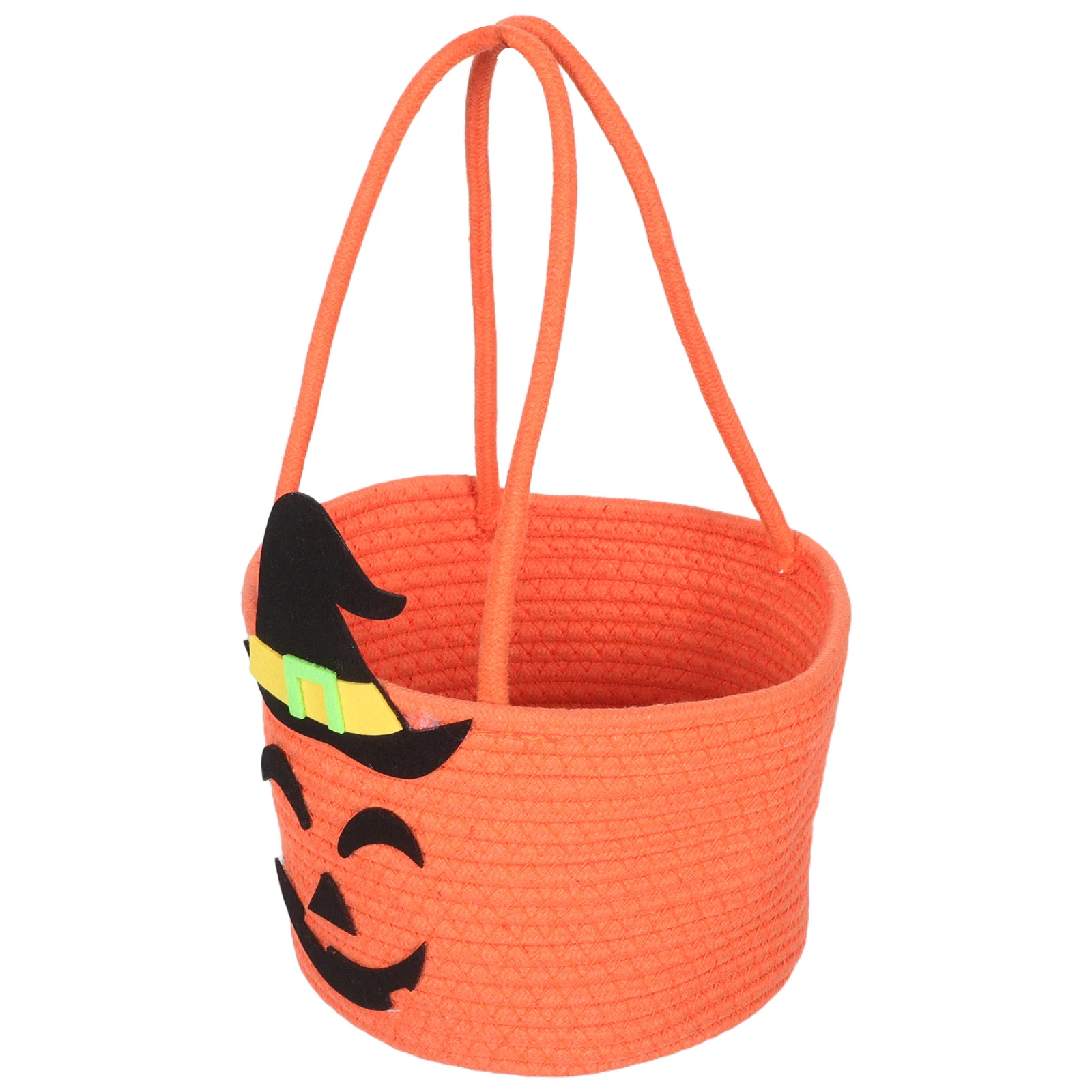 Halloween Candy Bag Storage Woven Basket Tote with Handle Handbag Container Holders
Halloween Candy Bag Storage Woven Basket Tote with Handle Handbag Container Holders