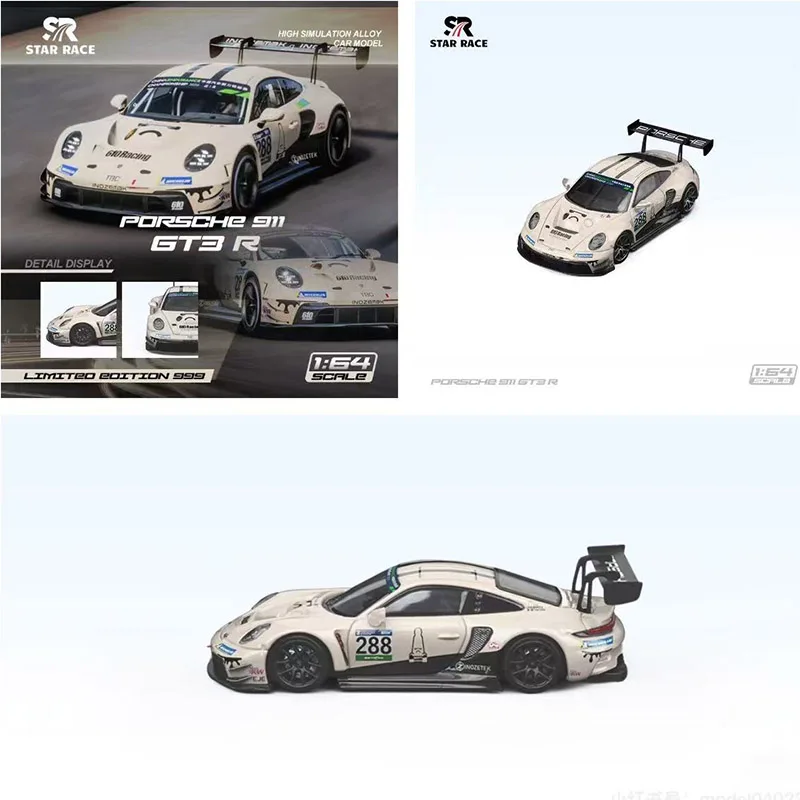 SR 1:64 STAR RACE Porsche 911 GT3 Зеленый Розовый Динозавр Модель автомобиля из сплава
SR 1:64 STAR RACE Porsche 911 GT3 Зеленый Розовый Динозавр Модель автомобиля из сплава