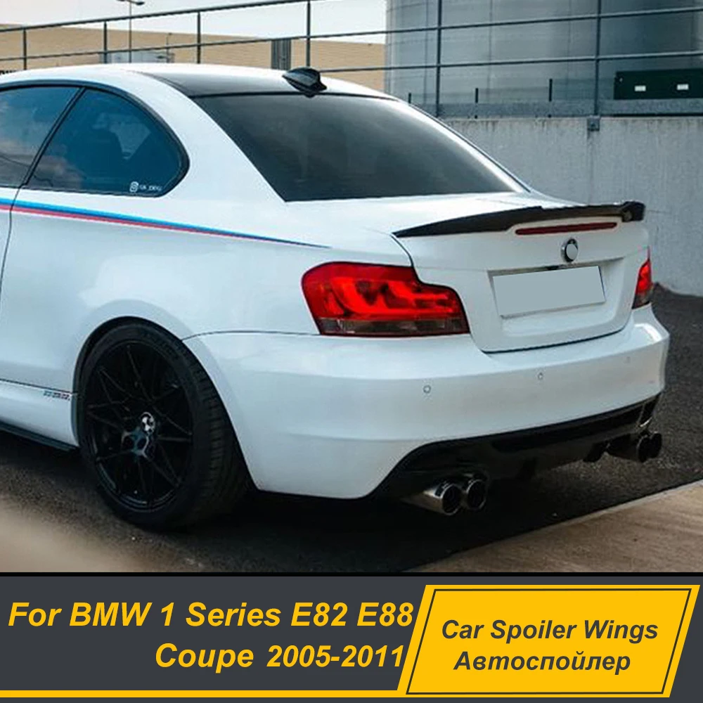 For BMW 1 Series E82 E88 Coupe 2008-2013 Rear Trunk Lid Car Spoiler Wings Black Carbon Upgrade Exterior Tuning Accessories Parts
For BMW 1 Series E82 E88 Coupe 2008-2013 Rear Trunk Lid Car Spoiler Wings Black Carbon Upgrade Exterior Tuning Accessories Parts