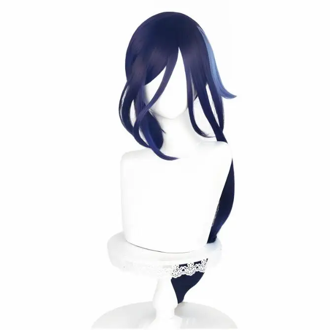 Cosplay Wig Fiber synthetic wig Game Genshin Impact Cosplay Wig dark blue mixed light blue long hair 
Cosplay Wig Fiber synthetic wig Game Genshin Impact Cosplay Wig dark blue mixed light blue long hair