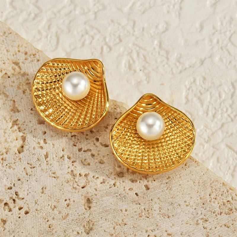 ROXI | Shell Pearl Earring for Women Stainless Steel Charms Ocean Wind Hot Sale Jewelry New
ROXI | Shell Pearl Earring for Women Stainless Steel Charms Ocean Wind Hot Sale Jewelry New