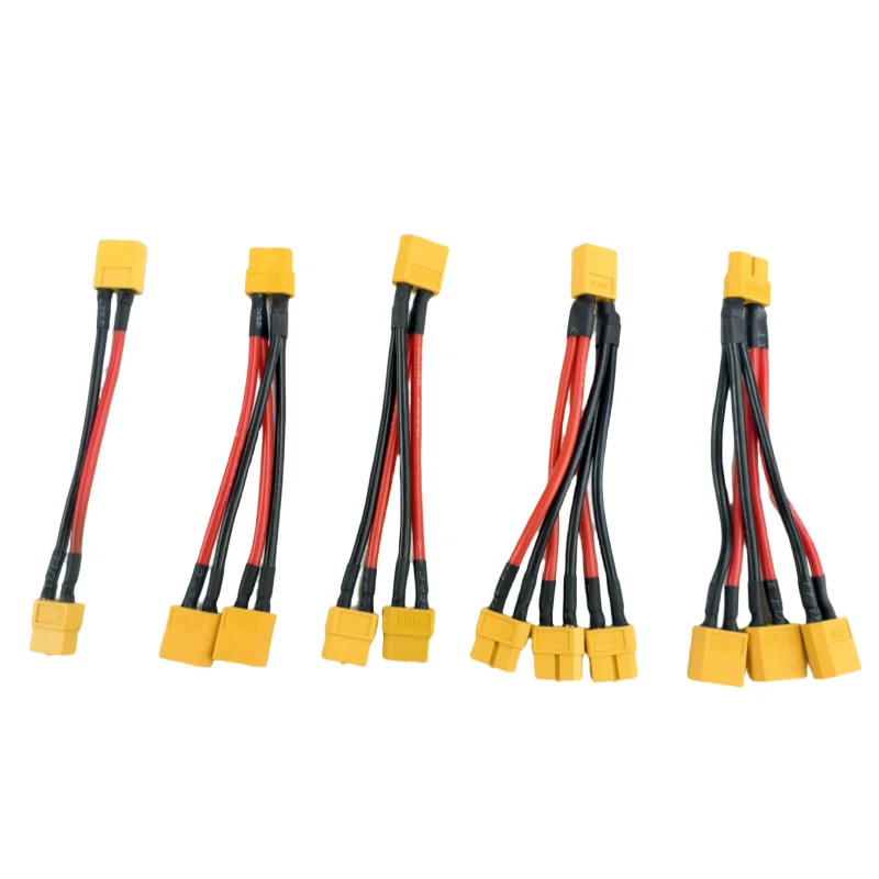 XT60 parallel-wire male and female plug 10 cm battery extension cord 14AWG silicon wire connector for RC Battery Motors
XT60 parallel-wire male and female plug 10 cm battery extension cord 14AWG silicon wire connector for RC Battery Motors