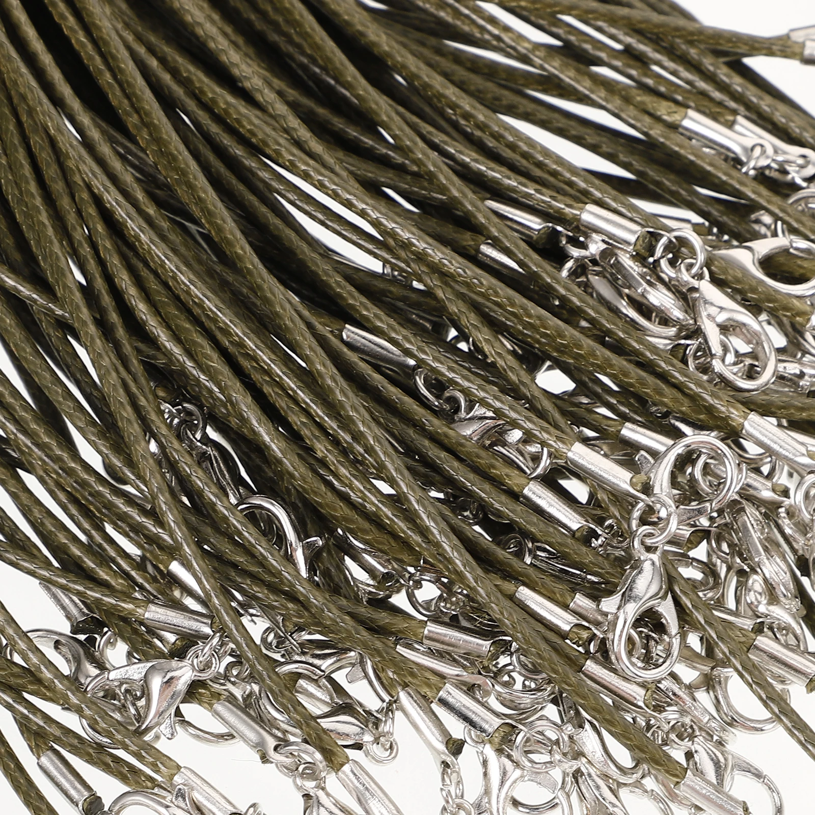 100pcs Diy String Jewelry Making Durable Polyester Alloy String With Clasp For Pendant Bracelet Choker Bulk Necklace Making 
100pcs Diy String Jewelry Making Durable Polyester Alloy String With Clasp For Pendant Bracelet Choker Bulk Necklace Making