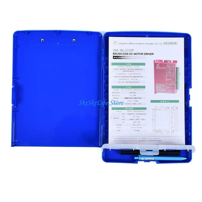 E65E File Clipboards Portable Document File Case with Clipboard and Pen Box
E65E File Clipboards Portable Document File Case with Clipboard and Pen Box