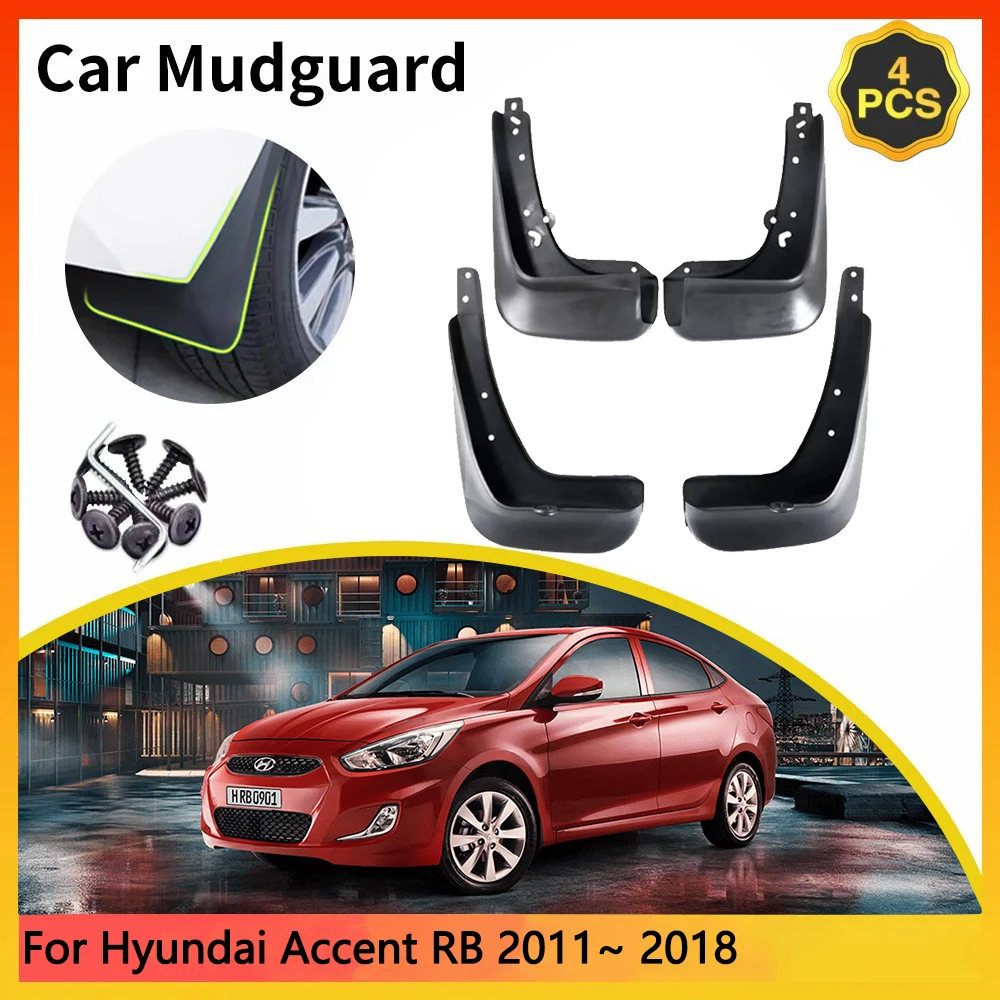 For Hyundai Accent Solaris RB MK4 4th 4Gen 2011~ 2018 Car Mudguards Mudflap Mudguard Splash Guards Mud Flaps Fender Auto Parts
For Hyundai Accent Solaris RB MK4 4th 4Gen 2011~ 2018 Car Mudguards Mudflap Mudguard Splash Guards Mud Flaps Fender Auto Parts