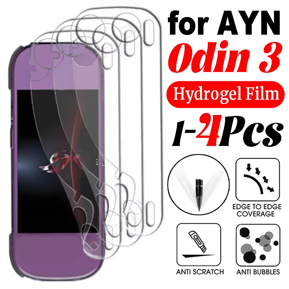 1/2/3/4 шт. прозрачная мягкая пленка HD для портативной игровой консоли AYN Odin 3, 6-дюймовая защитная пленка для AYNOdin3, защитная пленка для экрана, не стекло
1/2/3/4 шт. прозрачная мягкая пленка HD для портативной игровой консоли AYN Odin 3, 6-дюймовая защитная пленка для AYNOdin3, защитная пленка для экрана, не стекло