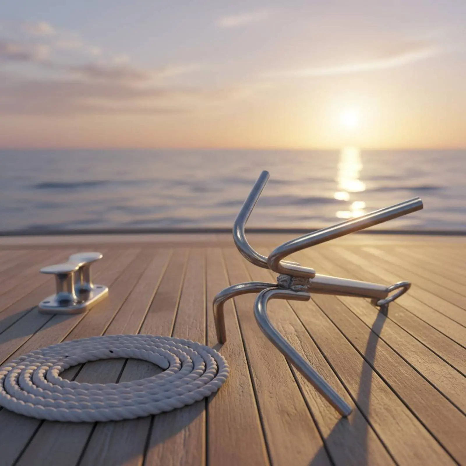 Four-Claw Anchor Stainless Steel 4-Prong Anchor Portable Grapnel Strong Grasping Marine Hardware Compact for Yacht, Boating
Four-Claw Anchor Stainless Steel 4-Prong Anchor Portable Grapnel Strong Grasping Marine Hardware Compact for Yacht, Boating