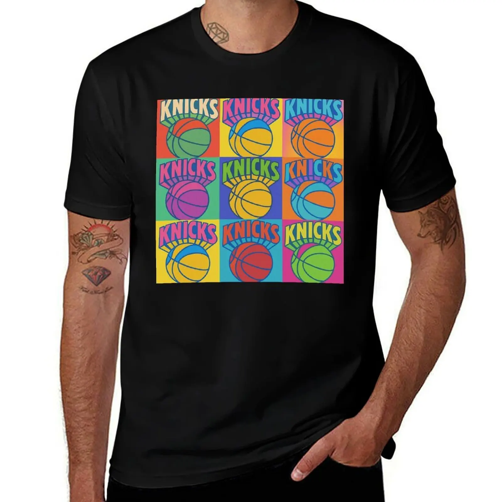 Warhol Knicks T-Shirt topping Funny t-shirt sweat Louboutins big and tall t shirts for men
Warhol Knicks T-Shirt topping Funny t-shirt sweat Louboutins big and tall t shirts for men