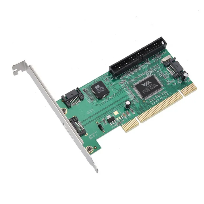 PCI to 3 Ports SATA + IDE Combo Controller Card Adapter Converter VIA6421 Chip HDD AC388 DOM668
PCI to 3 Ports SATA + IDE Combo Controller Card Adapter Converter VIA6421 Chip HDD AC388 DOM668