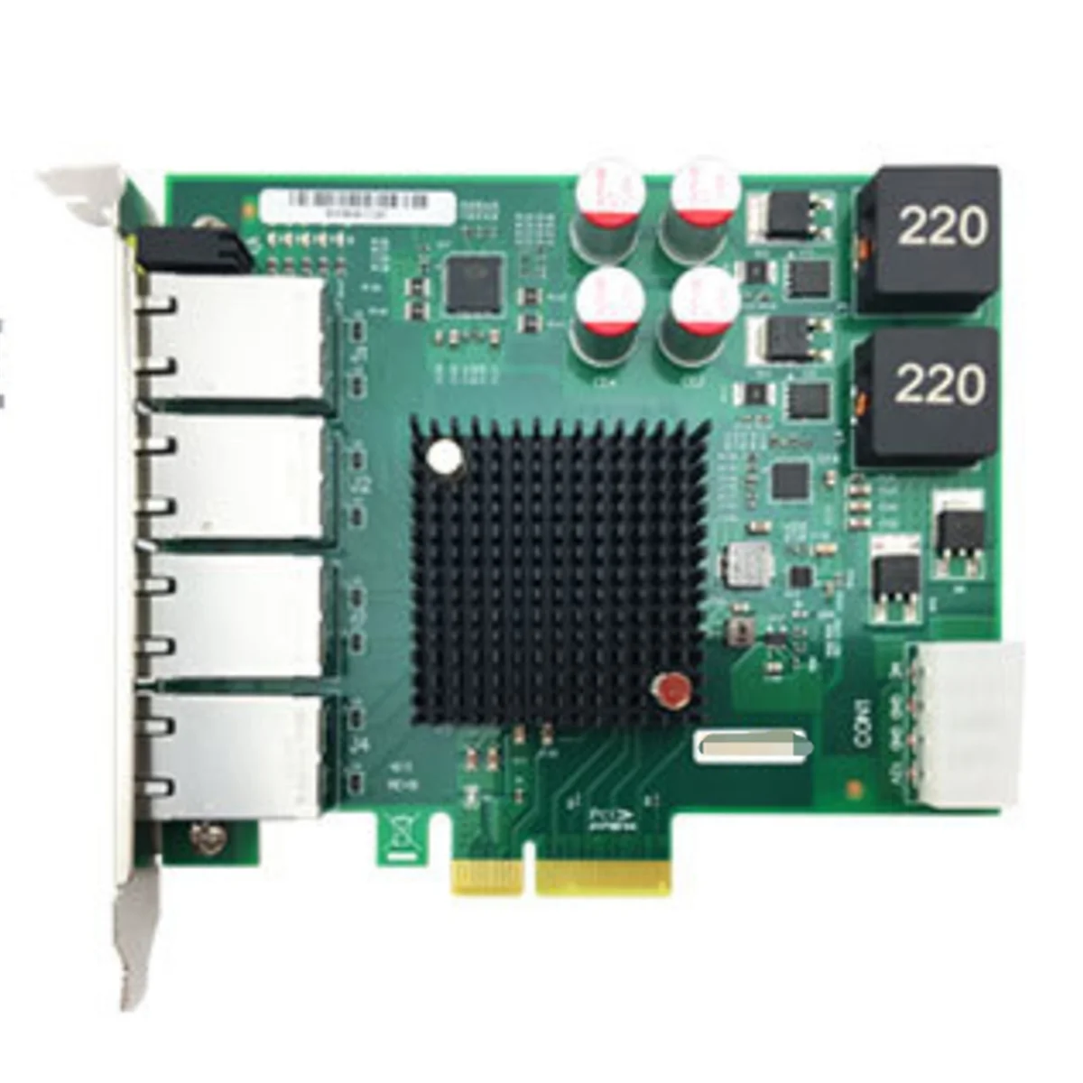 Retails Vision Frame Grabber I350T4POE Intel I350AM4 Chip, Quad Port RJ-45x4, PCIe2.0 X8 POE Network Card
Retails Vision Frame Grabber I350T4POE Intel I350AM4 Chip, Quad Port RJ-45x4, PCIe2.0 X8 POE Network Card
